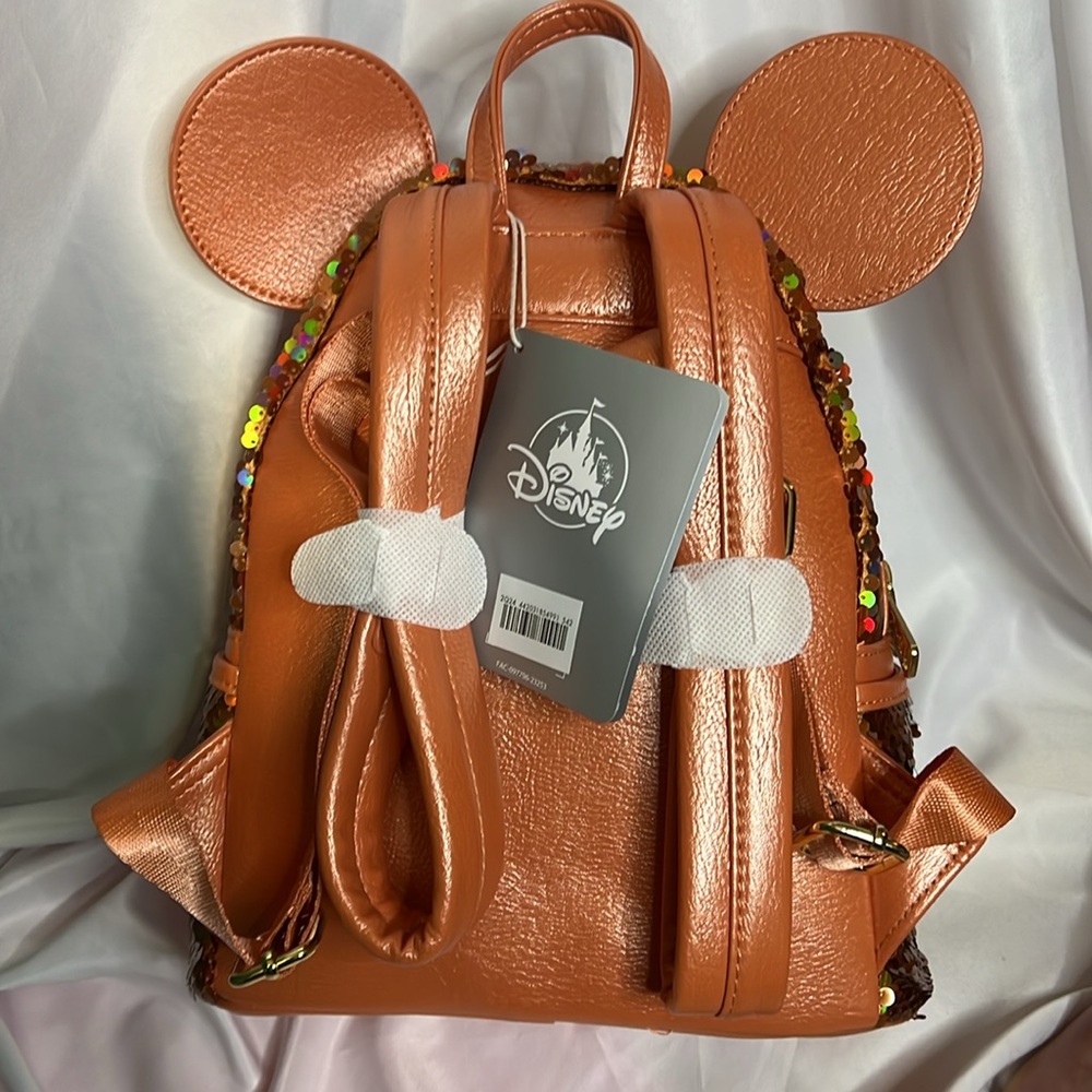 Loungefly Disney Parks Exclusive Pumpkin Spice Mini Backpack - Picture 3 of 6